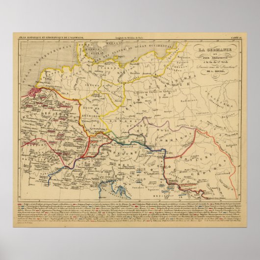 ラ・ゲルマニエa la fin du 5e siecle ポスター (正面)