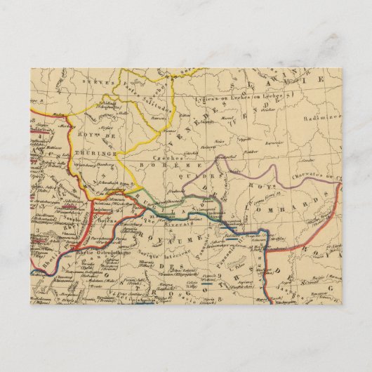 ラ・ゲルマニエa la fin du 5e siecle ポストカード (正面)