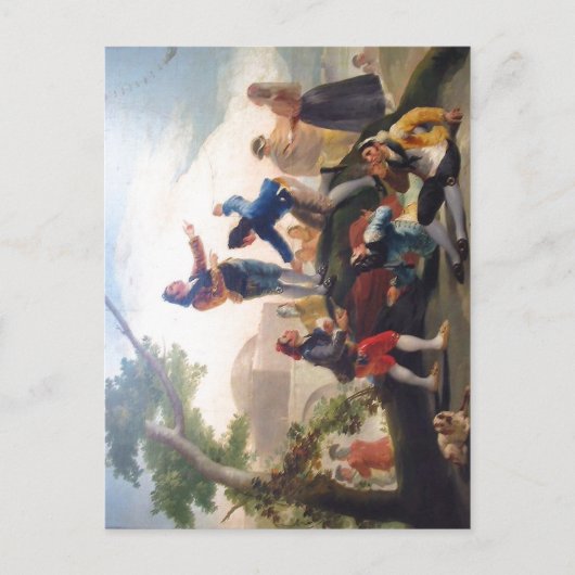 ラ・コメタ（1778年）。 ピンター・ゴヤ。オートル・ド・イメージン：アル ポストカード (正面)