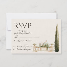 ラ・コモデスティネーションRSVP 出欠カード