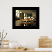 ラ・サール・ド・クラッセ – 教室 ポスター (キッチン)