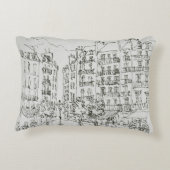 ラ·シテ·ドーフィンのプレイス|パリ，フランス アクセントクッション (裏面)