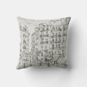 ラ·シテ·ドーフィンのプレイス|パリ，フランス クッション (裏面)