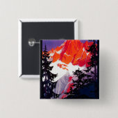 ラ・シャイン・デ・モンブランヴィンテージポスターEurope 缶バッジ (正面&裏面)