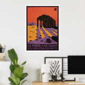 ラ・シリエ・エ・ル・リバン・ヴィンテージ旅行ポスター ポスター (ホームオフィス)