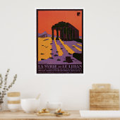 ラ・シリエ・エ・ル・リバン・ヴィンテージ旅行ポスター ポスター (キッチン)