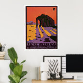 ラ・シリエ・レ・リバン・ヴィンテージ旅行ポスター ポスター (ホームオフィス)