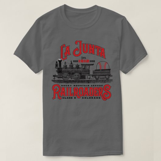 ラ・ジュンタ鉄道 Tシャツ (デザイン正面)