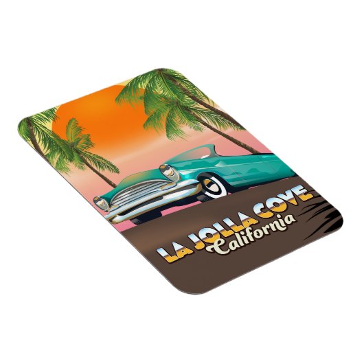 ラ・ジョラコーヴカリフォルニア旅行ポスター マグネット (右側)