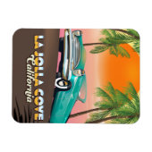 ラ・ジョラコーヴカリフォルニア旅行ポスター マグネット (横)