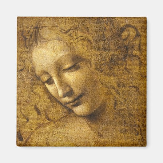 ラ・スカピグリアタ、1508年レオナルド・ダ・ヴィンチ マグネット (正面)