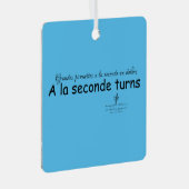 ラ・セカンデが空を青と黒のsqにする。 メタルオーナメント (正面右)