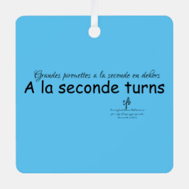 ラ・セカンデが空を青と黒のsqにする。 メタルオーナメント