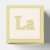 "ラ"ソルフェッジョミュージカルベビーブロックイエロー フェイバーボックス (上部)