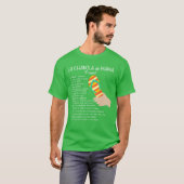 ラ・チャンクラ 風刺ユーモア ラテン語 ヴィンテージフレーズ f tシャツ (正面フル)