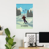 ラ・ツーマス スイス スキーリゾート トラベルポスター ポスター (ホームオフィス)
