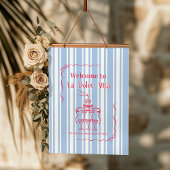 ラ・ドゥーチェ・ヴィータ bachelorette 週末の予定表 吊り下げ型タペストリー