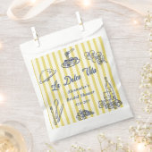 ラ・ドルチェ・ヴィタ イタリアン ブライズシャワー パーティ フェイバーバッグ (クリップ留めされた状態)