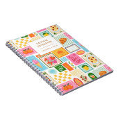 ラ・ドルチェ・ヴィタ イタリア フランス カラフル オーダーメイド ノートブック (右側)