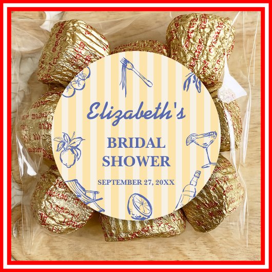 ラ・ドルチェ・ヴィタ レモン イタリアン ブライズシャワー ラウンドシール