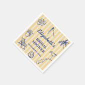ラ・ドルチェ・ヴィタ レモン イタリアン ブライダルシャワー スタンダードカクテルナプキン (角)