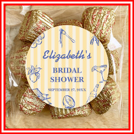 ラ・ドルチェ・ヴィタ レモン イタリアン ブライダルシャワー ラウンドシール