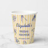 ラ・ドルチェ・ヴィタ レモン イタリアン ブライダルシャワー 紙コップ (裏面)