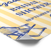 ラ・ドルチェ・ヴィタ レモン イタリアン ブライダル シャワー ウェルカム ポスター (角)