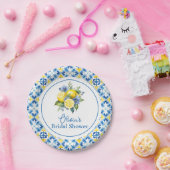 ラ・ドルチェ・ヴィタ レモン ブライダルシャワー ペーパープレート (パーティー)
