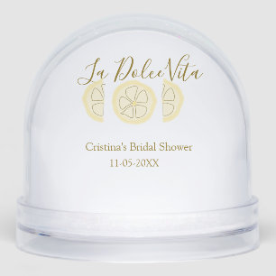 ラ・ドルチェ・ヴィータ イエロー レモン ブライダル シャワー パステル ボ