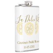 ラ・ドルチェ・ヴィータ イエロー レモン ブライダル シャワー パステル ボ フラスク (右)