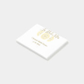 ラ・ドルチェ・ヴィータ イエロー レモン ブライダル シャワー パステル ボ ポストイット (アングル)