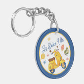 ラ・ドルチェ・ヴィータ イタリアンサマーの結婚式の引出物 キーホルダー (正面左)