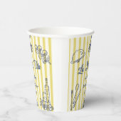 ラ・ドルチェ・ヴィータ イタリアン ブライズシャワー パーティー 紙コップ (右)