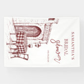 ラ・ドルチェ・ヴィータ イタリアン・ブライダルシャワー 横断幕 (横)
