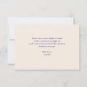 ラ・ドルチェ・ヴィータ イタリアン レモン ブライダルシャワー サンキューカード (裏面)