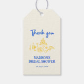 ラ・ドルチェ・ヴィータ ハンドドローンブライダルシャワー ギフトタグ (正面)