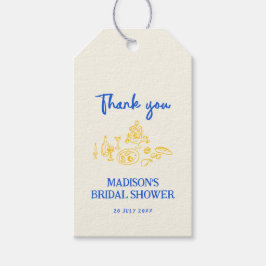 ラ・ドルチェ・ヴィータ ハンドドローンブライダルシャワー ギフトタグ