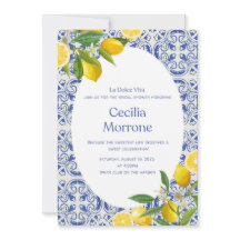 ラ・ドルチェ・ヴィータ ブライダルシャワーの招待状