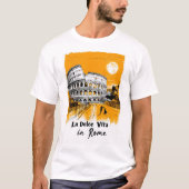 ラ・ドルチェ・ヴィータ - ポスターアート Tシャツ (正面)