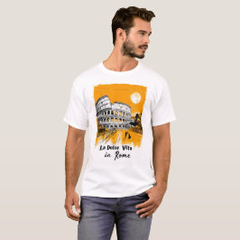 ラ・ドルチェ・ヴィータ - ポスターアート Tシャツ