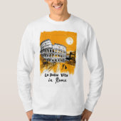 ラ・ドルチェ・ヴィータ - ポスターアート Tシャツ (正面)