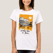 ラ・ドルチェ・ヴィータ - ポスターアート Tシャツ (正面)
