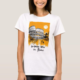 ラ・ドルチェ・ヴィータ - ポスターアート Tシャツ