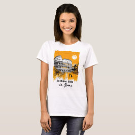 ラ・ドルチェ・ヴィータ - ポスターアート Tシャツ