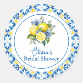 ラ・ドルチェ・ヴィータ レモン ブライダルシャワー ラウンドシール