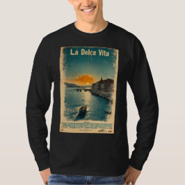 . ラ・ドルチェ・ヴィータ - 1960年代のポスターにインスパイア Tシャツ
