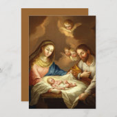 「ラ・ナティヴィダッド」カスタム招待状 招待状 (正面/裏面)