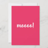 ラ・バカ・ロラの誕生日パーティーへようこそ 招待状 (裏面)