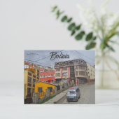 ラ・パス・ボリビアで嵐が近づく ポストカード (スタンド正面)